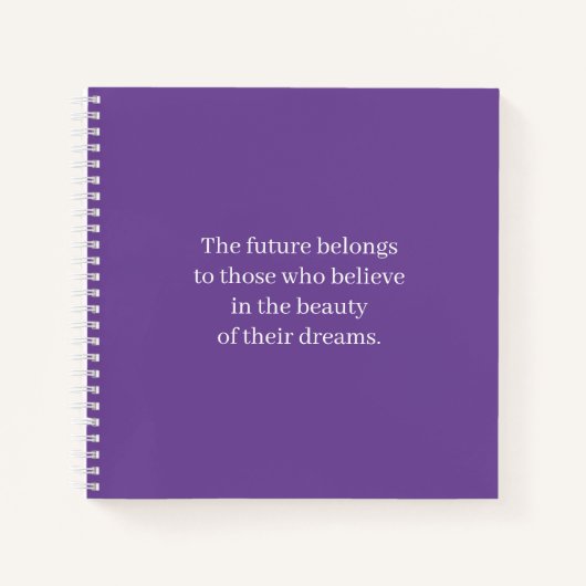 Inspirerende Positieve Bevestiging School Notitieb Notitieboek (Voorkant)