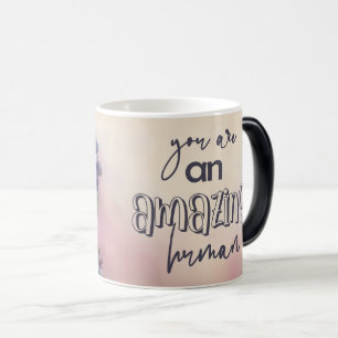 Inspirerende/Positieve Bloemige Citaat Wrap Magische Mok