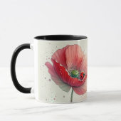Inspirerende/Positieve Bloemige Citaat Wrap Mok (Links)