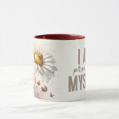 Inspirerende/Positieve Bloemige Citaat Wrap Mok (Midden)