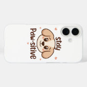 Inspirerende positieve puppyboodschap Case-Mate iPhone case (Achterkant (horizontaal))