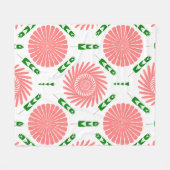 Inspirerende positieve quote moderne typografie Po Fleece Deken (Voorkant (Horizontaal))