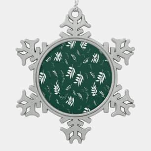 Inspirerende positieve quote moderne typografie Po Tin Sneeuwvlok Ornament