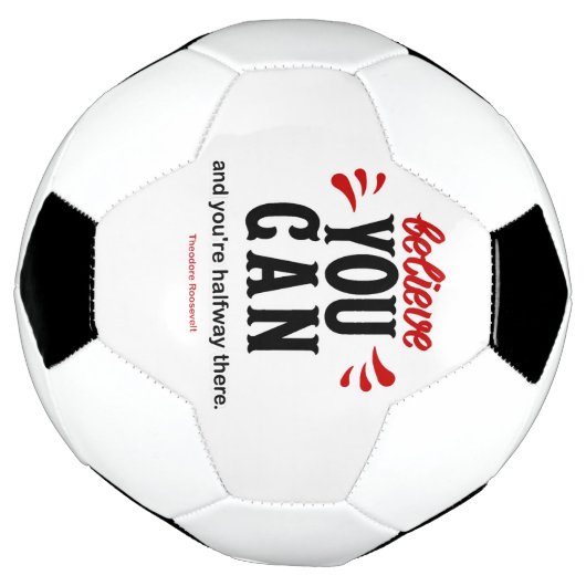 Inspirerende presidentiële beroemde citaat voetbal (Gedraaid)