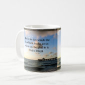 INSPIRERENDE PSALM 118:24 KOFFIEMOK (Voorkant links)