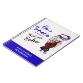 Inspirerende Quirky Bird Art | Word een stem geen Notitieboek (Linkerzijde)