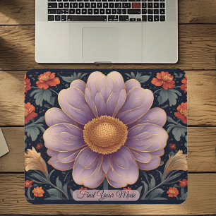 Inspirerende Quote Art Nouveau Lente Tuin Cute Muismat