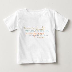 Inspirerende Quote Baby T-shirt Sprookjesboek Quot