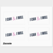 Inspirerende quote borstkankerbewustzijn | STICKER (Vel)