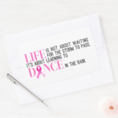 Inspirerende quote borstkankerbewustzijn | STICKER (Envelop)
