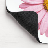 Inspirerende quote en roze margriet muismat (Hoek)