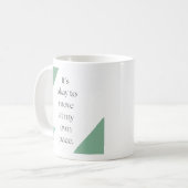 Inspirerende Quote Koffiemok (Voorkant links)