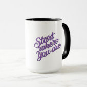 Inspirerende Quote Koffiemok  Mok (Voorkant rechts)