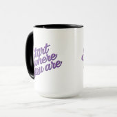 Inspirerende Quote Koffiemok  Mok (Voorkant links)