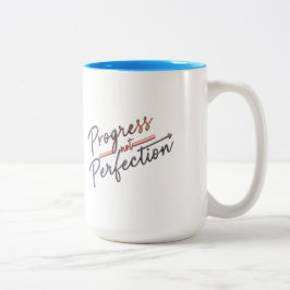 Inspirerende quote koffiemok tweekleurige koffiemok