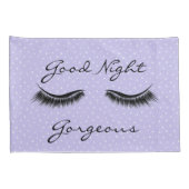 Inspirerende quote met zwarte wimpers kussensloop (Achterkant-Rechts)