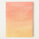 Inspirerende quote Mystieke zon Persoonlijke naam Planner (Achterkant)
