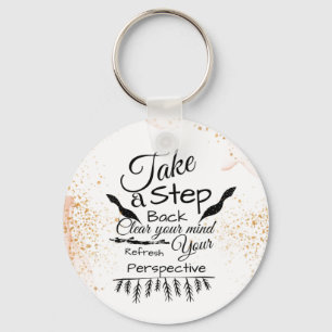 Inspirerende quote om je hoofd leeg te maken  sleutelhanger