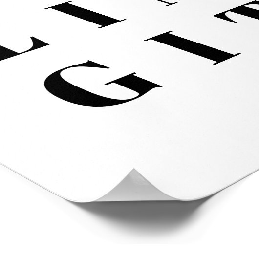 Inspirerende quote over succesvol zijn poster (Hoek)