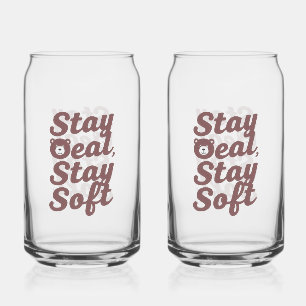 Inspirerende quote over vriendelijkheid met knuffe blikvorm glas