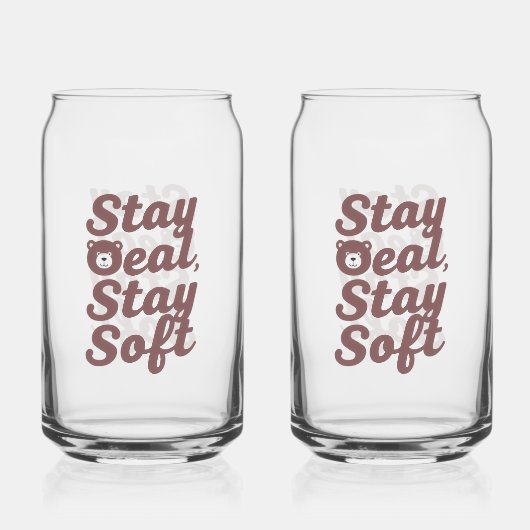 Inspirerende quote over vriendelijkheid met knuffe blikvorm glas (Voorkant)