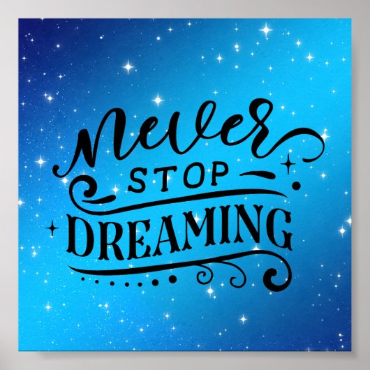 Inspirerende Quote Poster (Voorkant)