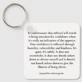 Inspirerende quote sleutelhanger