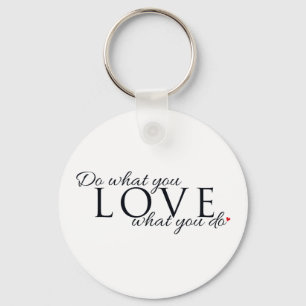 Inspirerende quote sleutelhanger