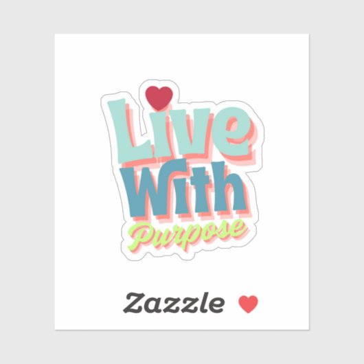 Inspirerende Quote Sticker  (Vel)