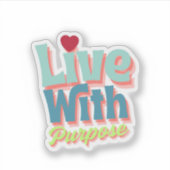 Inspirerende Quote Sticker  (Voorkant)