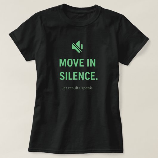 Inspirerende Quote voor Stille Focus Premium T-shirt (Design voorkant)