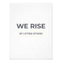 Inspirerende quote We stijgen door anderen op te t