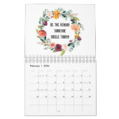 Inspirerende quotes Bloemenkrans Bloemmonogram Kalender (Feb 2026)