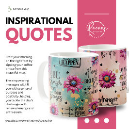 Inspirerende Quotes Keramische Mok