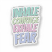 Inspirerende Quotes Sticker  (Voorkant)
