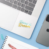 Inspirerende Quotes Sticker  (Laptop met iPhone)