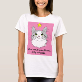 Inspirerende Ragdoll Kat Gizmo Mirakels T-shirt