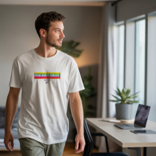 Inspirerende Regenboog Droom Bereik Afgestudeerd T-shirt
