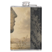 Inspirerende Reis Hip Flask | Geloof Boven Angst Heupfles (Achterkant)