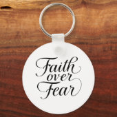 Inspirerende Religieuze Hoop Typografie Sleutelhanger (Voorkant)