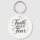 Inspirerende Religieuze Hoop Typografie Sleutelhanger (Achterkant)