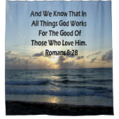 INSPIRERENDE ROMEINEN 8:28 BIJBELVERS DOUCHEGORDIJN (Voorkant)