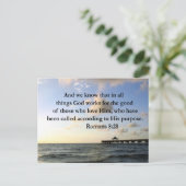 INSPIRERENDE ROMEINEN 8:28 DESIGN BRIEFKAART (Staand voorkant)