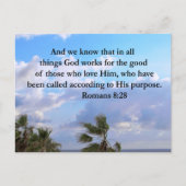 INSPIRERENDE ROMEINEN 8:28 DESIGN BRIEFKAART (Voorkant)
