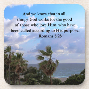INSPIRERENDE ROMEINEN 8:28 DESIGN ONDERZETTER