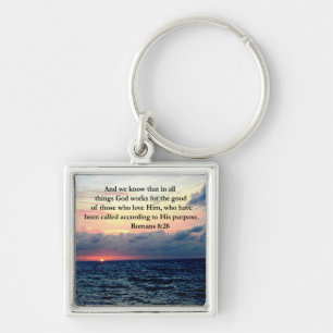 INSPIRERENDE ROMEINEN 8:28 DESIGN SLEUTELHANGER