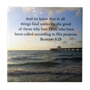 INSPIRERENDE ROMEINEN 8:28 DESIGN TEGELTJE