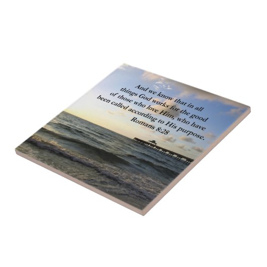 INSPIRERENDE ROMEINEN 8:28 DESIGN TEGELTJE (Zijkant)