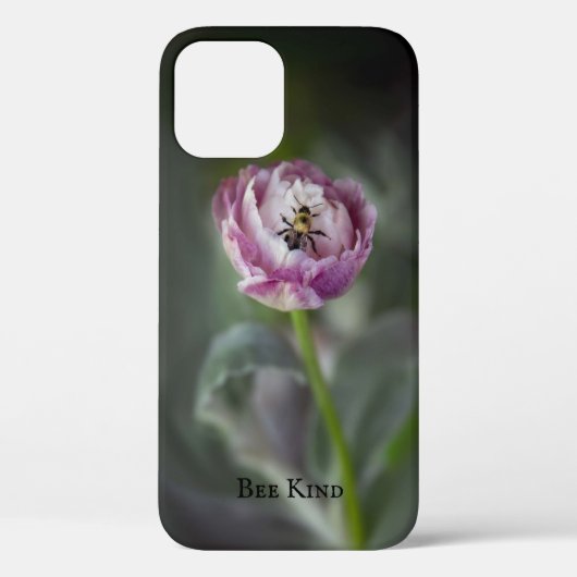 Inspirerende Roze Bloem en Hommeltje Case-Mate iPhone Case (Achterkant)