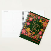 Inspirerende roze bloemige herinneringen citeren i planner (Display)